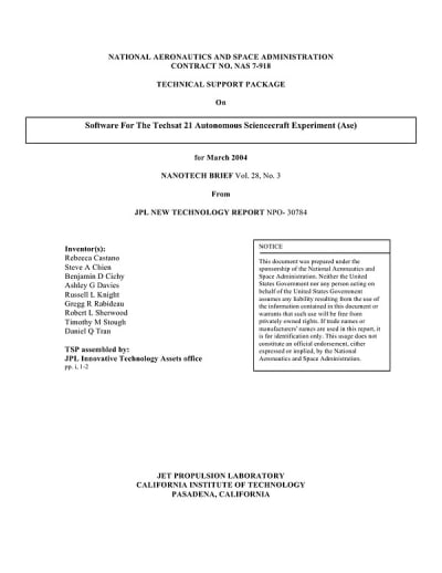 Document cover