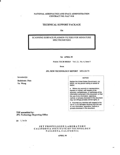 Document cover