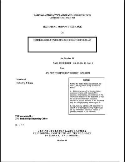 Document cover