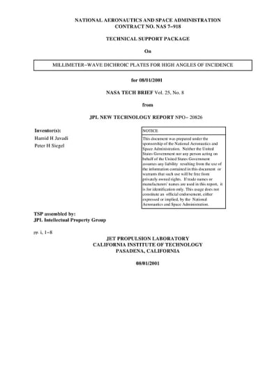 Document cover