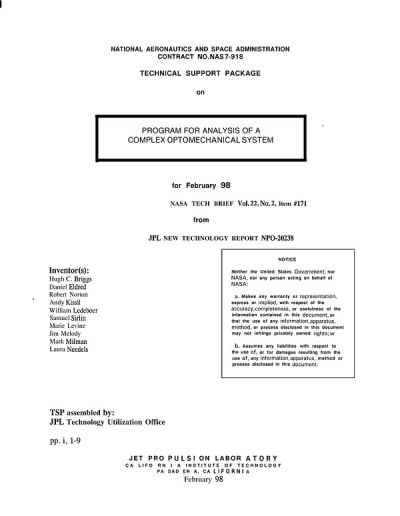Document cover