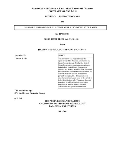 Document cover