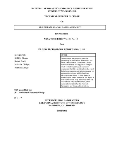 Document cover