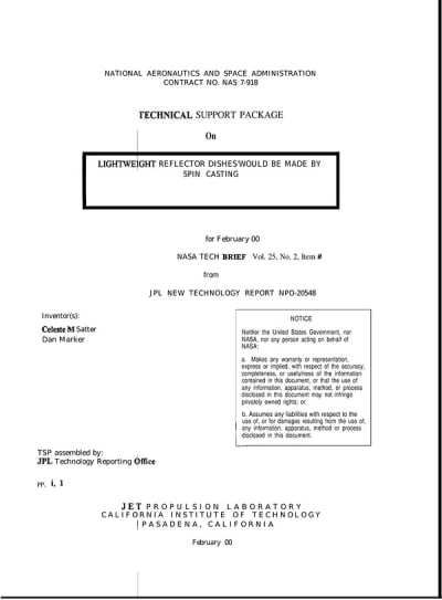 Document cover