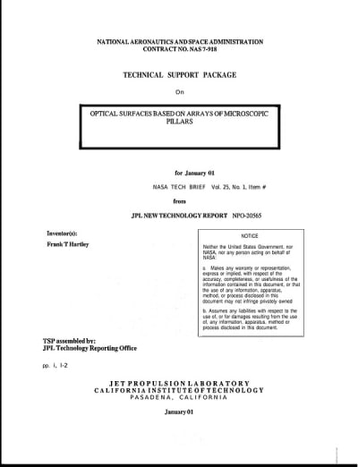 Document cover