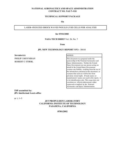 Document cover