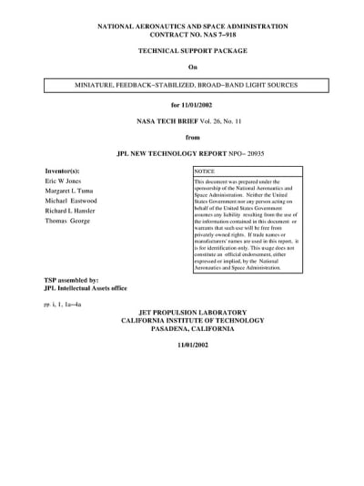 Document cover