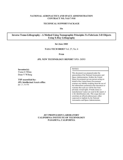 Document cover