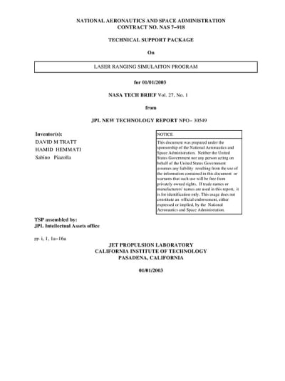 Document cover