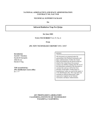 Document cover