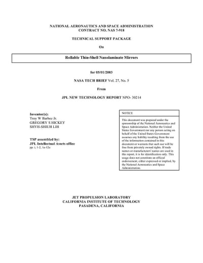 Document cover