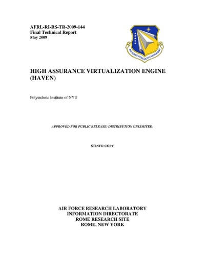 Document cover