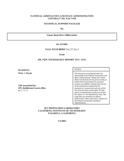 Document cover