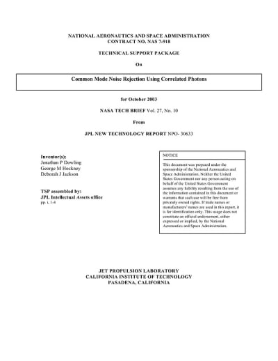 Document cover