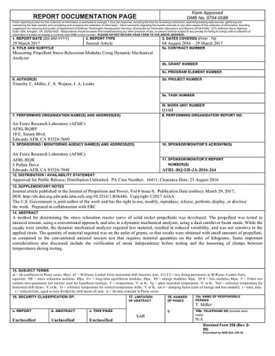 Document cover