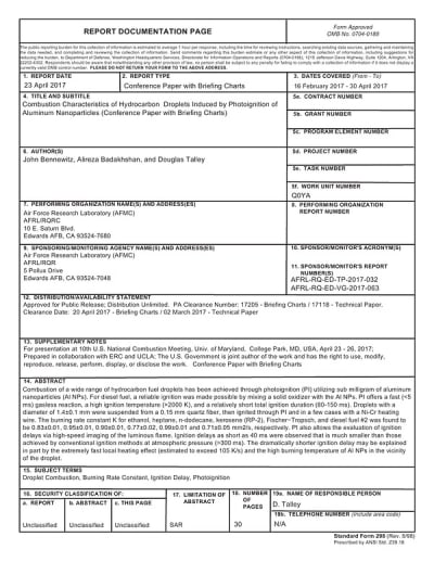 Document cover