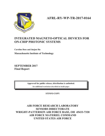 Document cover