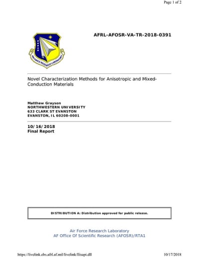 Document cover