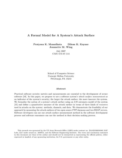 Document cover