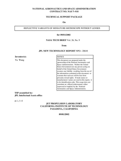 Document cover