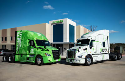 Hyliion hybrid electric hot sale truck