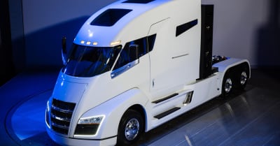 Nikola truck cheap in motion