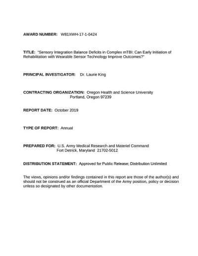 Document cover