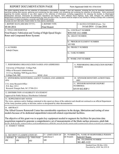 Document cover