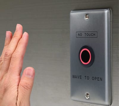 Touchless store light switch
