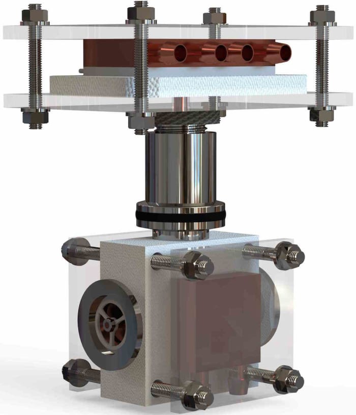 Lowcost Vacuum Baffle Based on Thermoelectric Cooling