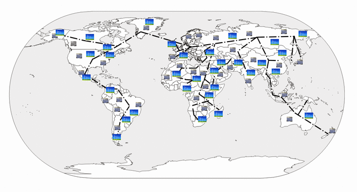 earth energy grid map