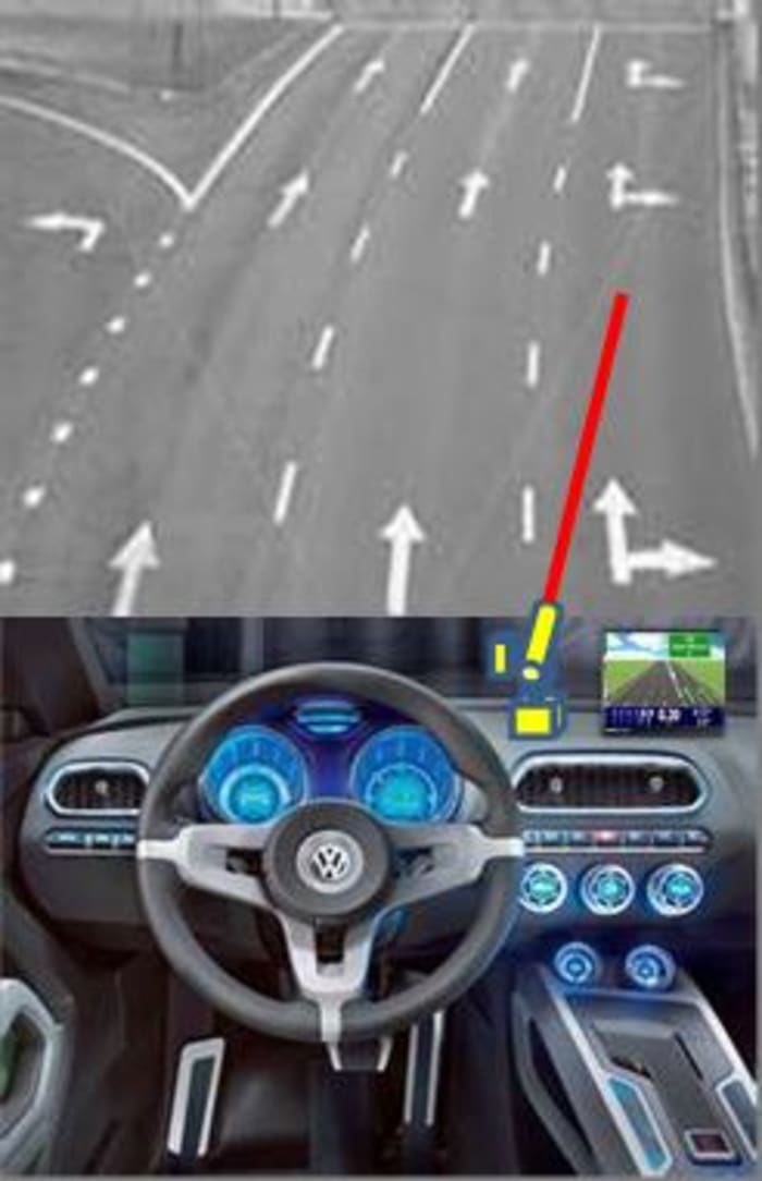 Laser Guided Lane Indication GPS Peripheral