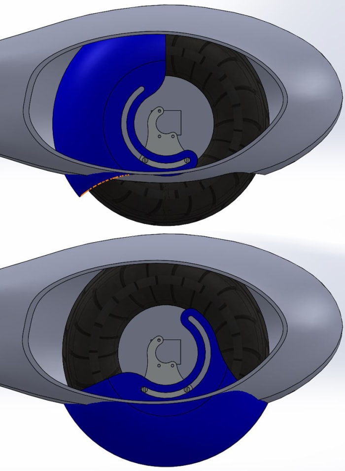 Nose Pant  Cirrus IceSkates Mod  Whelen Aerospace Technologies