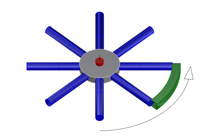 radial piston pump animation