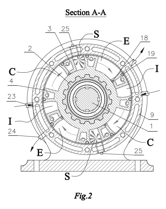 Rotary Vane Internal Combustion Engine