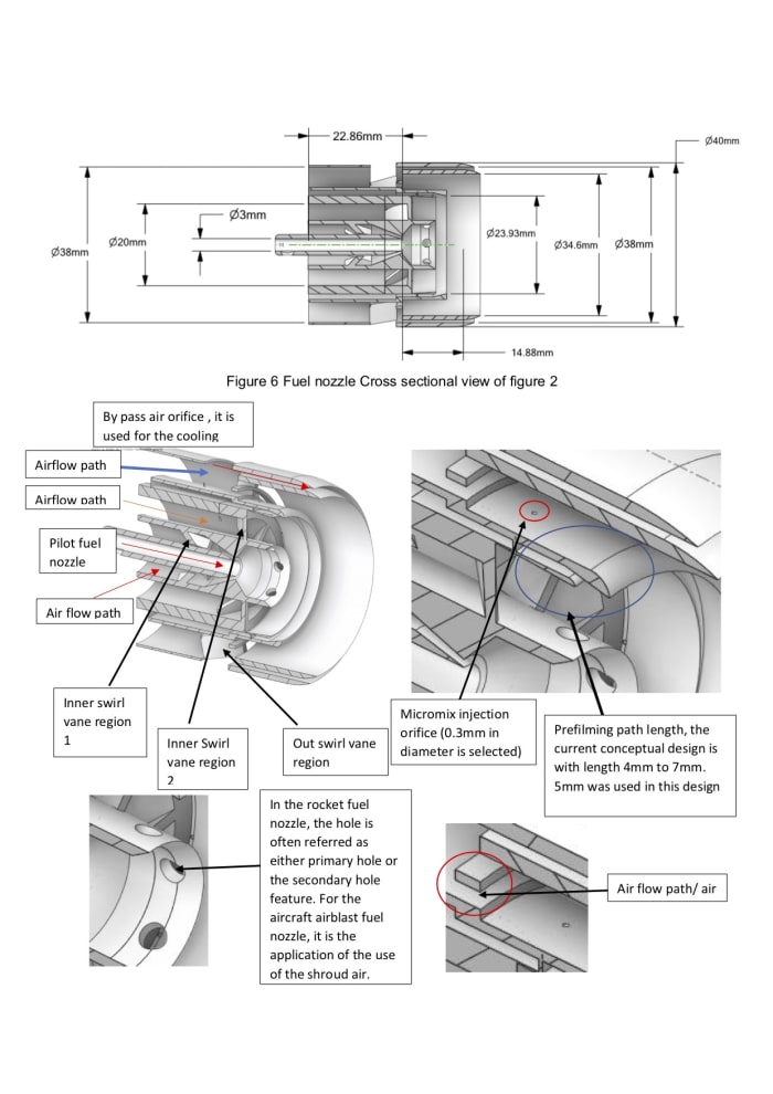 Prefilming Airblast Fuel Nozzle Conceptual Design