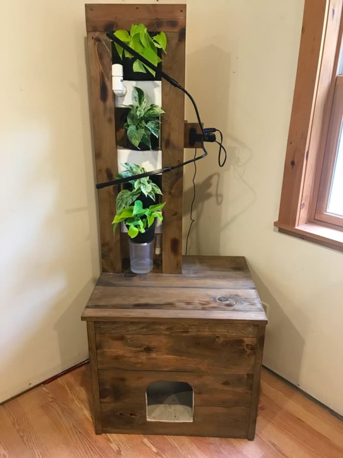 Odorless Litter Box Enclosure