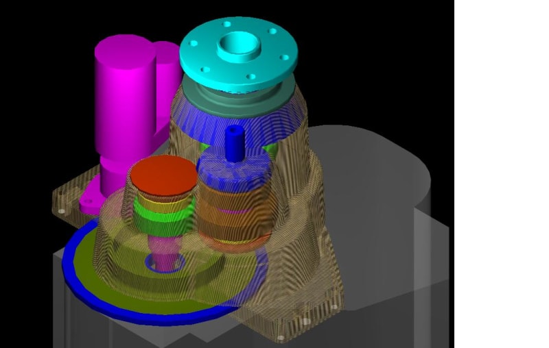 Aircraft propeller speed reduction gearbox
