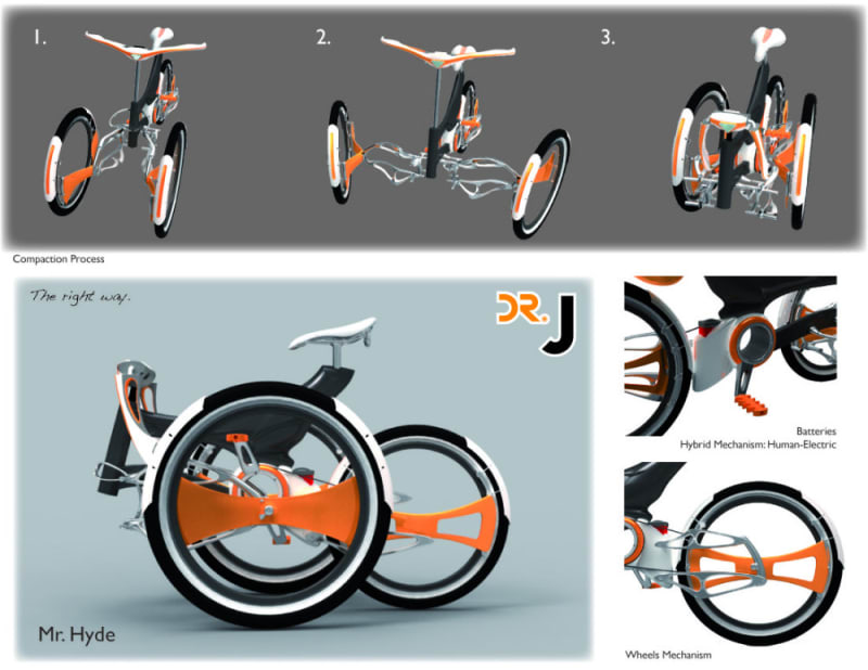 Dr. J Lightweight Multifunctional Urban Transport