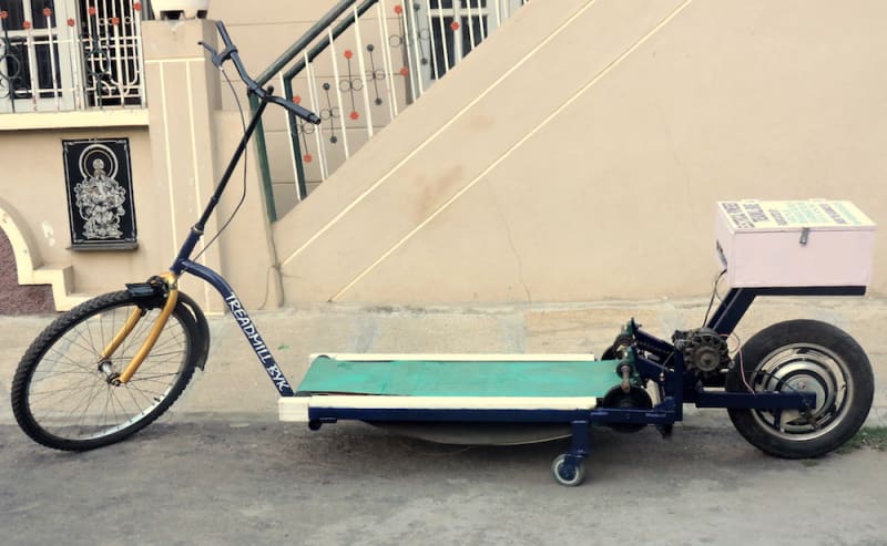 Electric treadmill bike hotsell