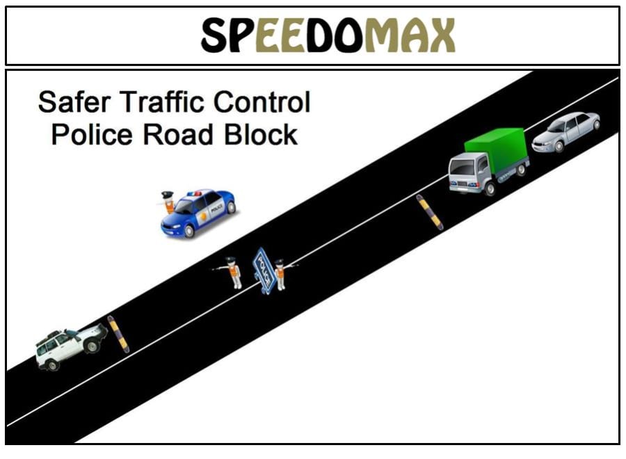 SpeedoMAX Electronically Control Height Adjustable Speed Bump Entry