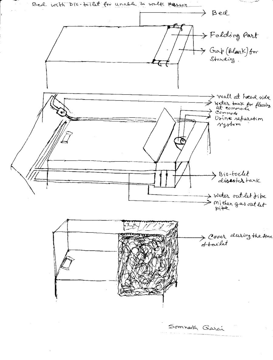 Bed for Bedridden Person