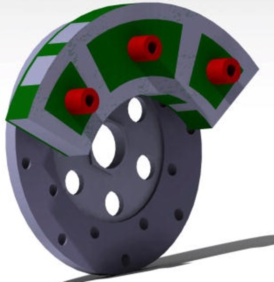 ElectroMechanical Split Pad Disc Brakes Using Solenoid Valves