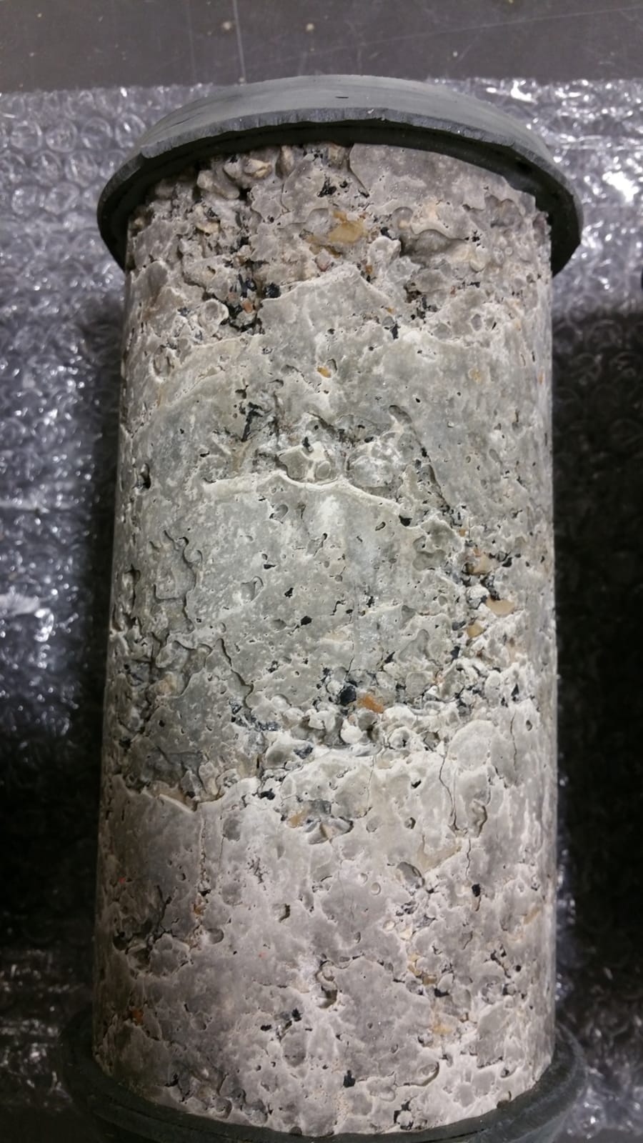 Evaluation of the Effect of Recycled Tire Rubber as Fine Aggregate