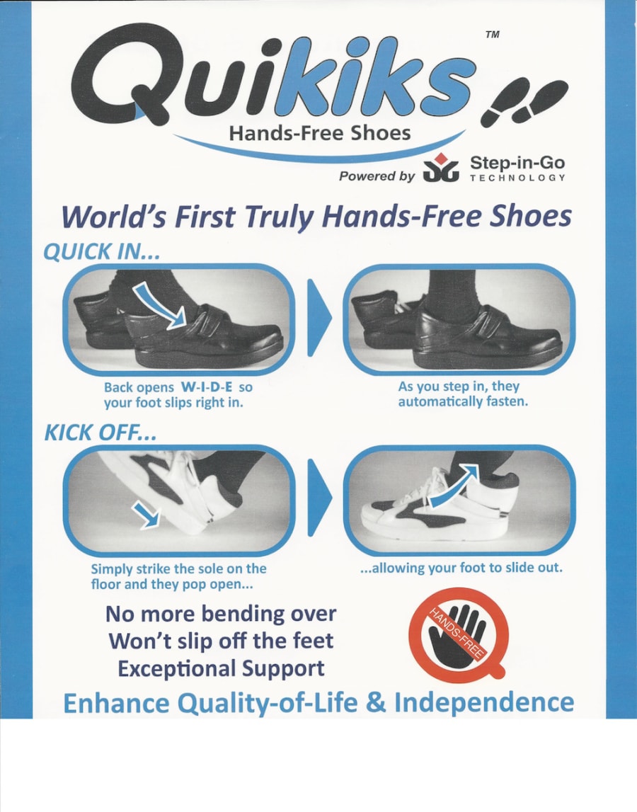 Quikiks Hands-Free Shoes