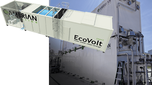 Two stacked EcoVolt Reactor units