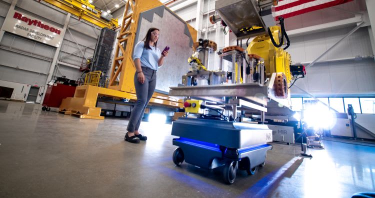 Raytheon Company (NYSE: RTN) in Waltham, Mass., has upped its investment in advanced manufacturing innovations, including automated and autonomous technologies, to support complex radar testing and integration. The company’s new  million, 30,000 square-foot facility on its Andover, Mass., campus, is now home to some of the industry's leading innovations, and a historic first, in manufacturing, officials say. 