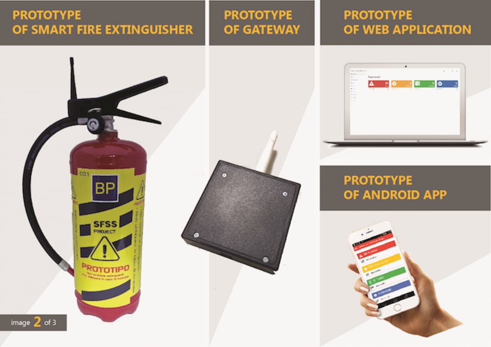 Smart Fire Extinguishers Network