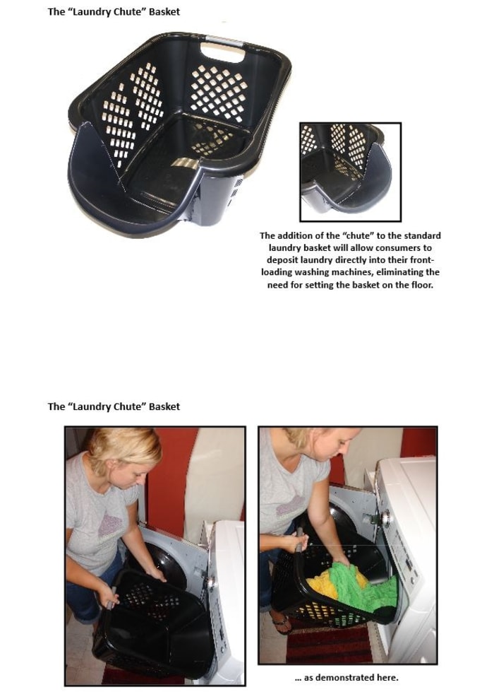 Laundry Chute Basket