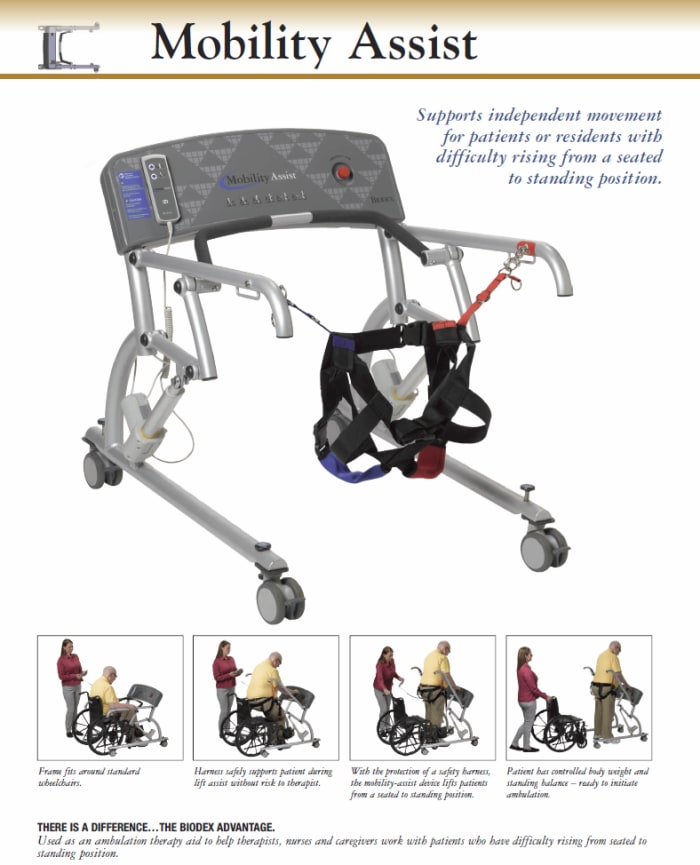 Mobility Assist A Multifunctional SittoStand and Ambulation Therapy